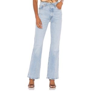 Levi’s Ribcage Flare in Tango Light color